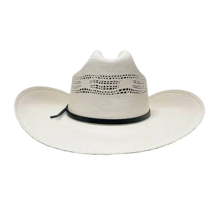 American Hat Makers – wholesale Cowboyhatt - Unisex – Bangora halm westernhatt - Stil Montana4