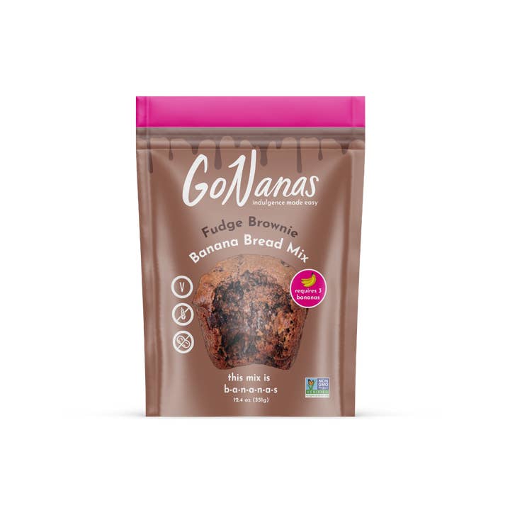 GoNanas - Wholesale Bread Mix - Fudge Brownie Banana Bread Mix