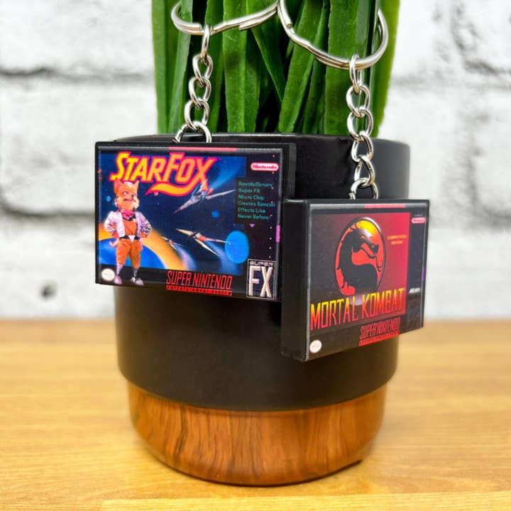 BitsyLabs - Wholesale Keychain - Unisex - SNES Game Case Keychains5