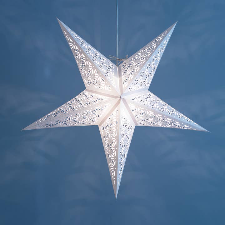 Paper Starlights - Wholesale Lampshade - Tiffany: White | Paper Star Lantern2