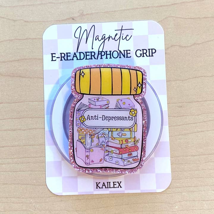 Anti-Depressants E-Reader, Phone Grip for all Devices - Magnetic for wholesale by Kailex Boutique Wholesale