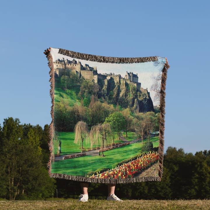 3dRose - Wholesale Throw Blanket - 3dRose, Castle In Edinburgh Scotland, Blanket1