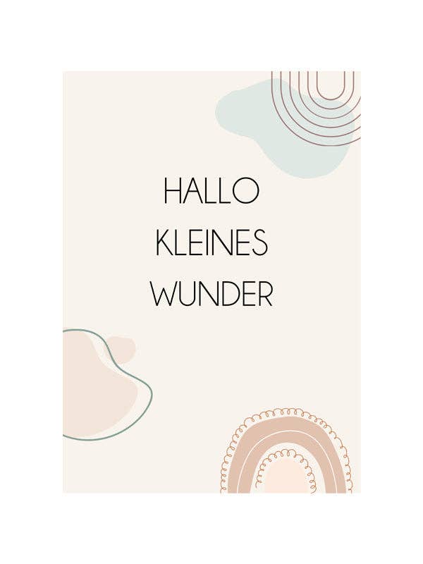 Just4You DE carte Forex – « Bonjour petit miracle » pour la vente par Most Lovely