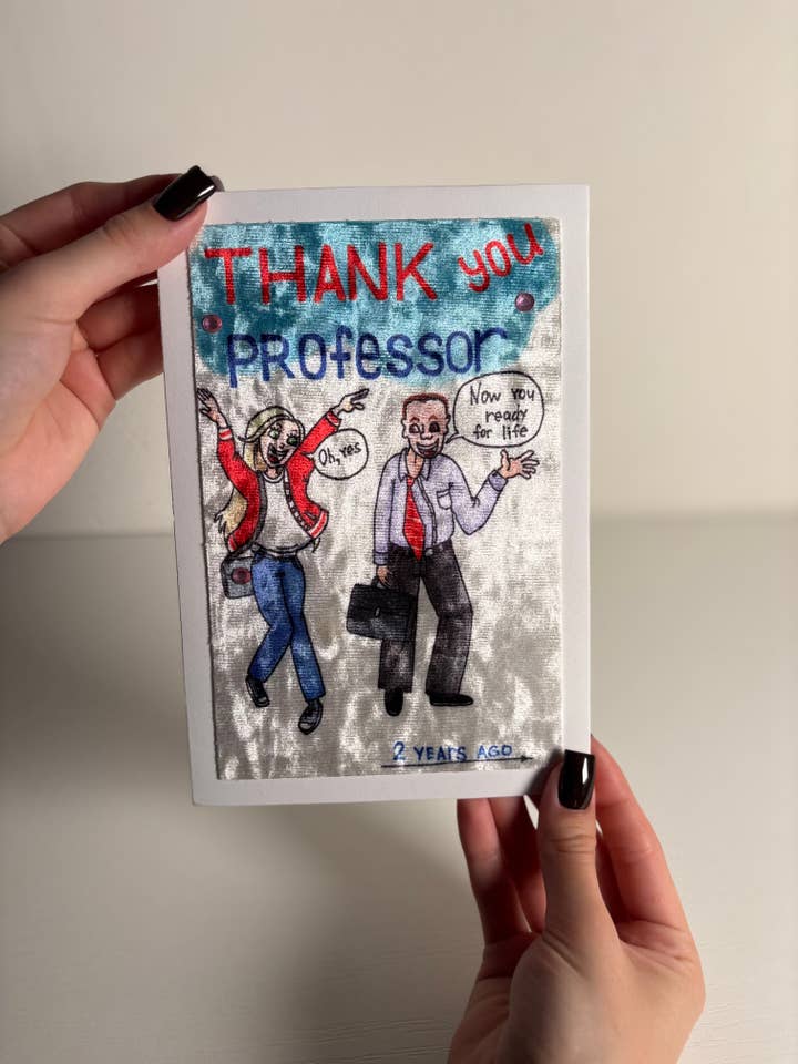 Handmade Thank You Card for wholesale by Kelov Studio