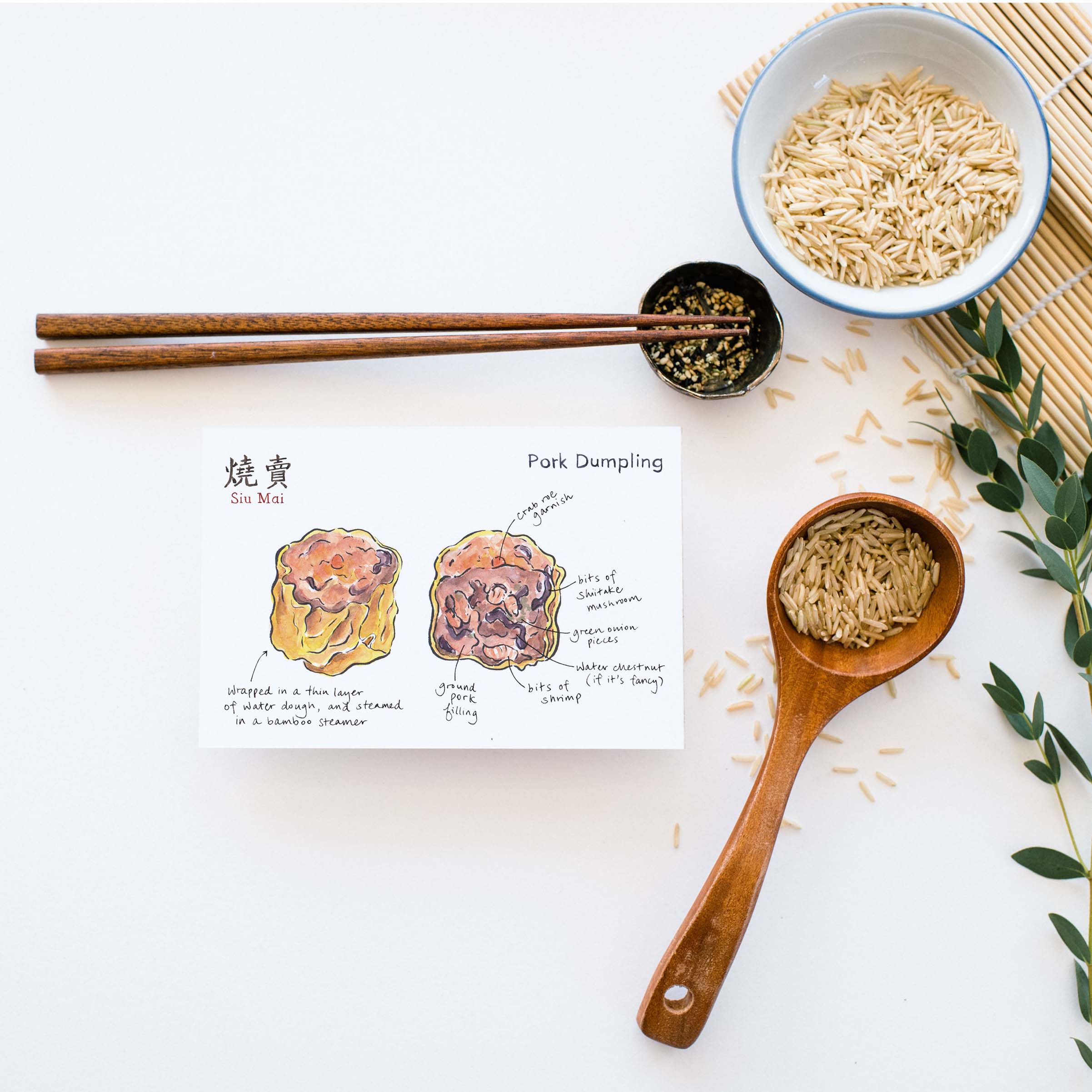 Gotamago - Venta al por mayor Tarjeta postal - Postal Siu Mai1