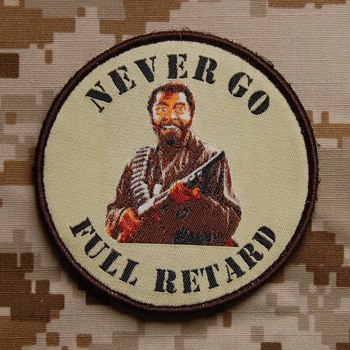 Gå Aldrig Full Retard Vävd Moralpatch för wholesale av BritKitUSA