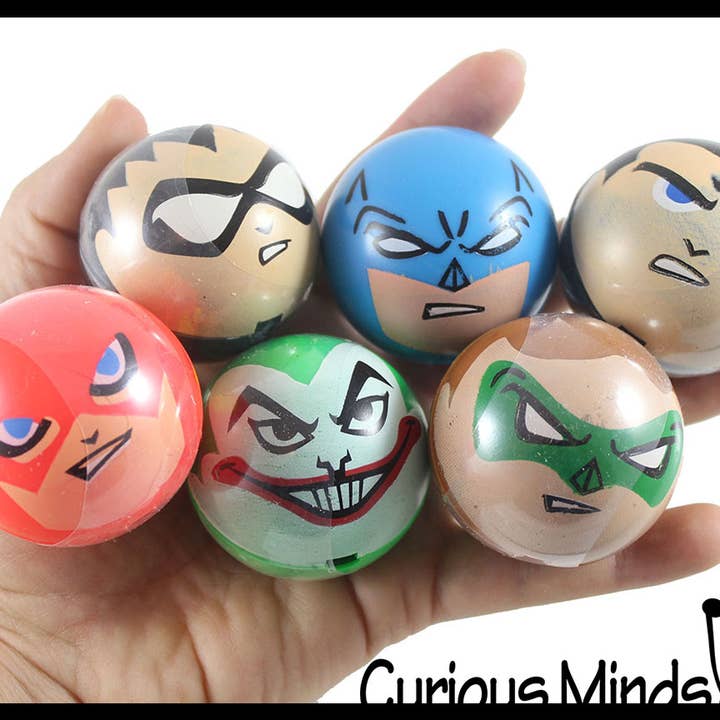 Curious Minds Toys - Wholesale Figurine Toy - Kids - 1 DC Comics Superhero Capsule Toy Figurines - Super Hero Fan