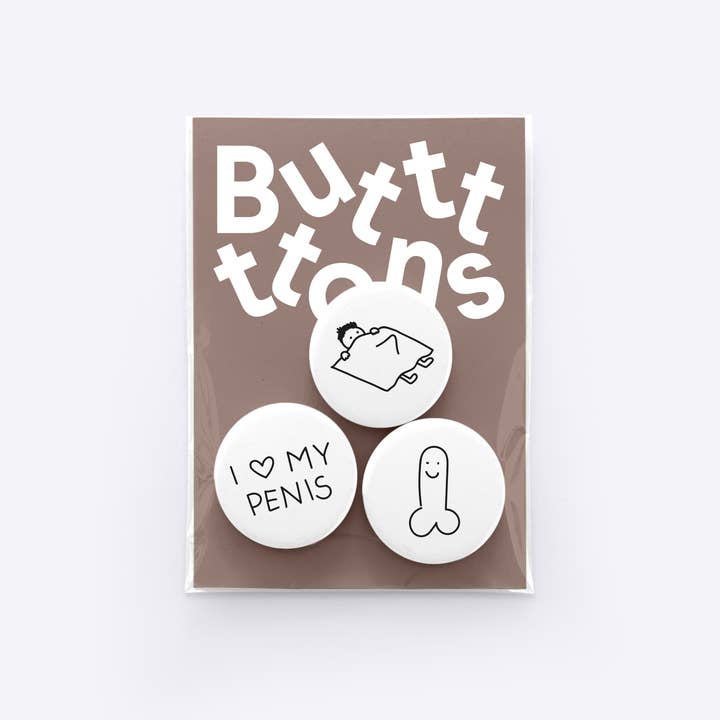Dicks Don't Lie - Venta al por mayor Botón/prendedor - Butt-Ons - Amo mi pene