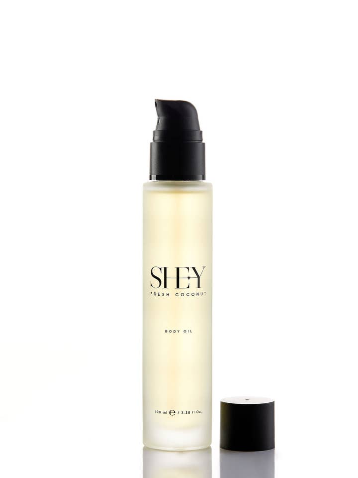 Olio per il corpo fresco di cocco per la vendita all'ingrosso da parte di SHE-Y