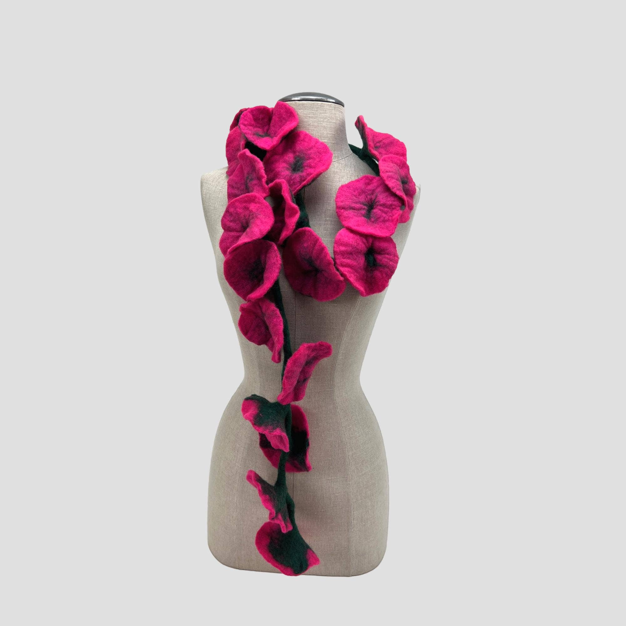 Feltiful - Wholesale Scarf - Women's - 20 Flowers Scarf, Flowers Garland or Wall Hanging20