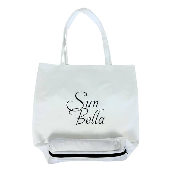 Sun Bella - Wholesale Umbrella – Women's - UPF50+ Compact Cosmopolitan UV Sun Umbrella - White with black trim13