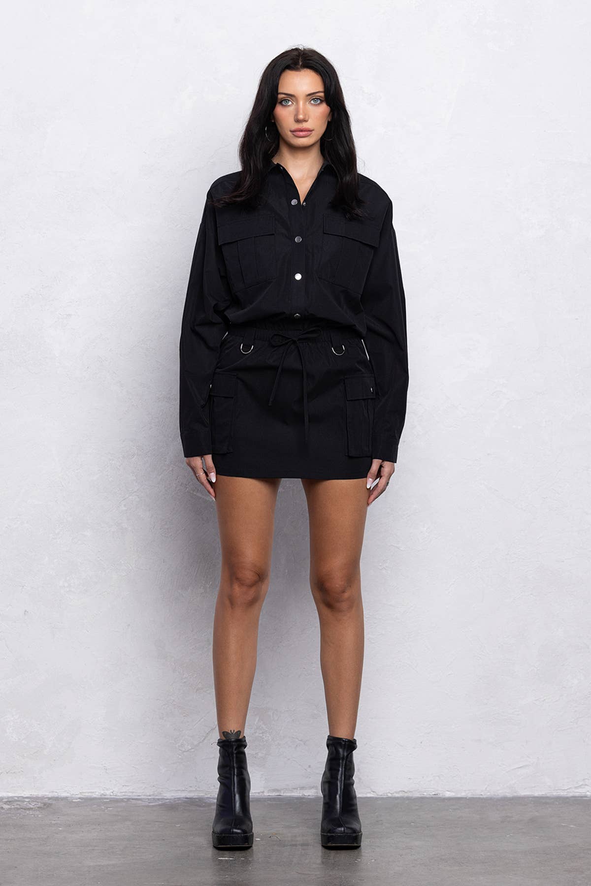 No Vacancy - Vente Robe – femme - Robe mini cargo ample6