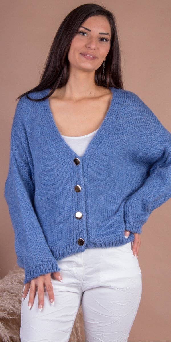 Gigi Moda - Vente Cardigan – femme - Cardigan en maille Caldo6