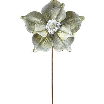 Napco - Wholesale Artificial Flowers - Stem, Green Magnolia Item # 41637