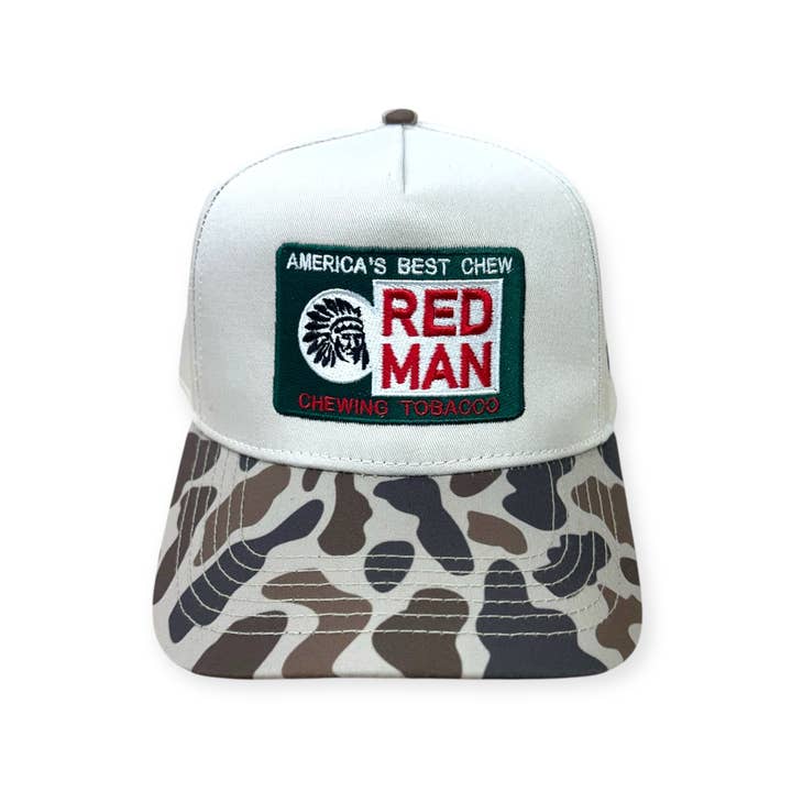 Cappello Ricamato RED MAN - Stili Diversi per la vendita all'ingrosso da parte di Horizon Hat Co.