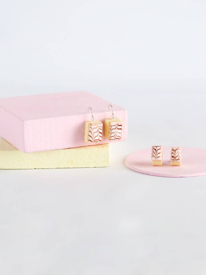 Vaniljskiva örhängen för wholesale av Saturday Lollipop