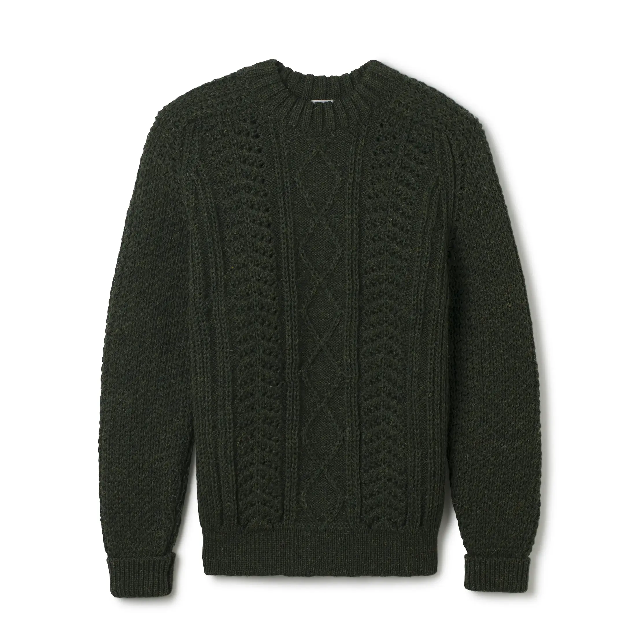 Canadian Woollen - Wholesale Knit Sweater - Unisex - HAND KNIT WOOL CLASSIC SWEATER3