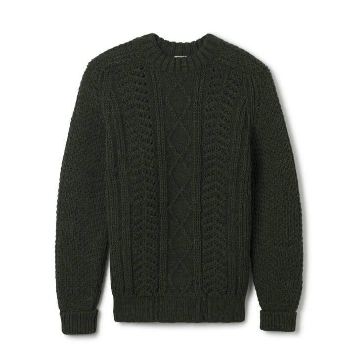 Canadian Woollen - Wholesale Knit Sweater - Unisex - HAND KNIT WOOL CLASSIC SWEATER3