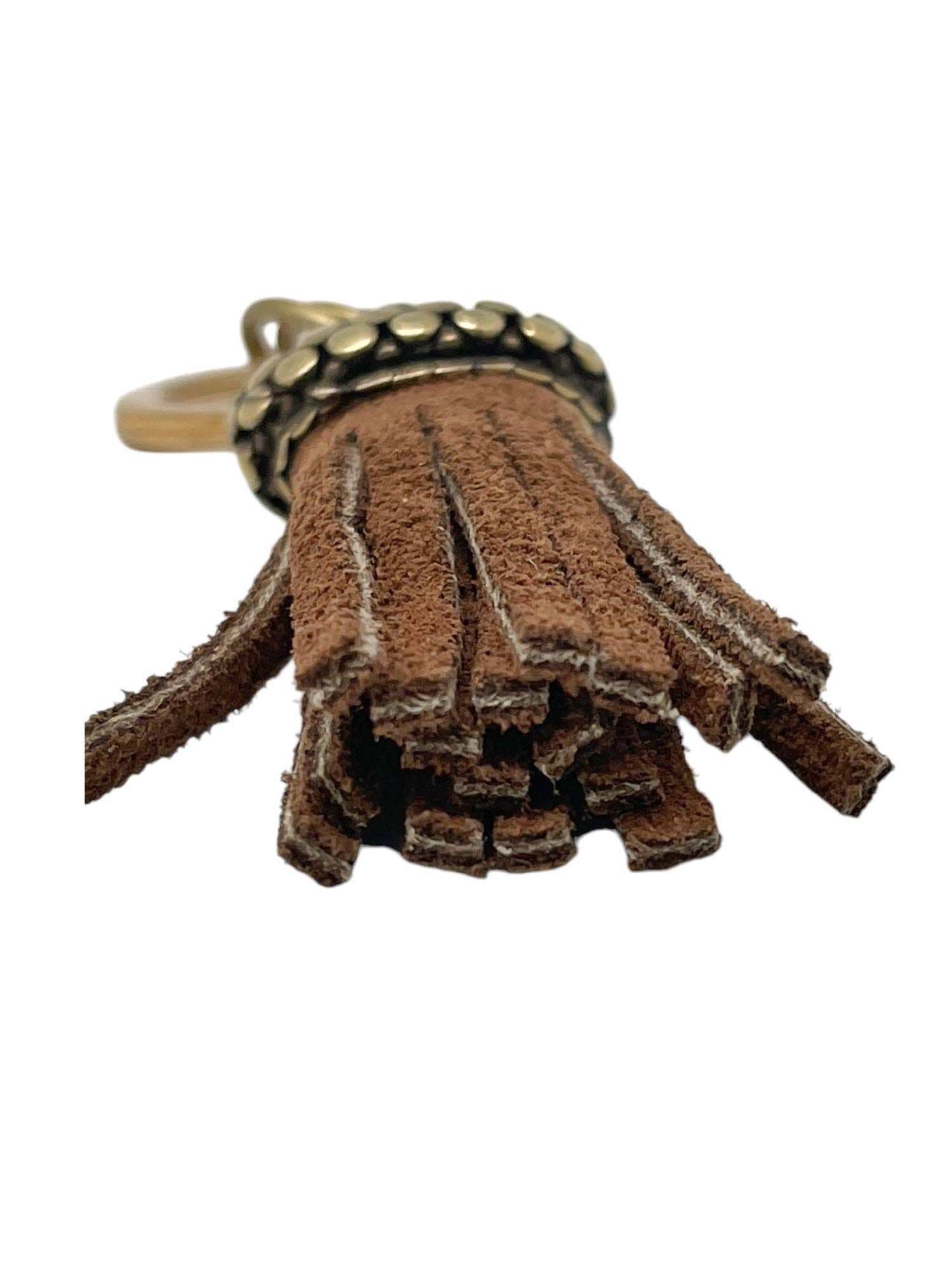 Gloria Mago - Wholesale Keychain - Women's - Golden leather flecado keychain1
