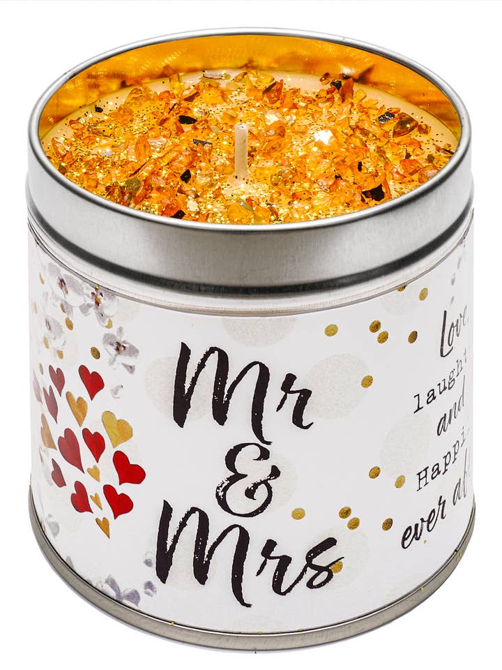 JUST BECAUSE CANDLES – MR & MRS for wholesale by Best Kept Secrets