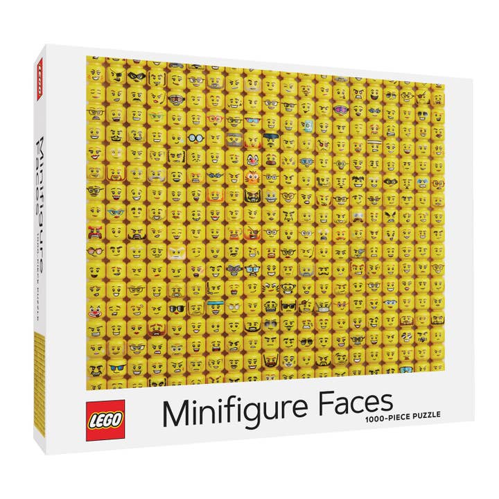 LEGO® Minifigure Faces 1000-Piece Puzzle (Jigsaw Products) for wholesale by Abrams & Chronicle Books