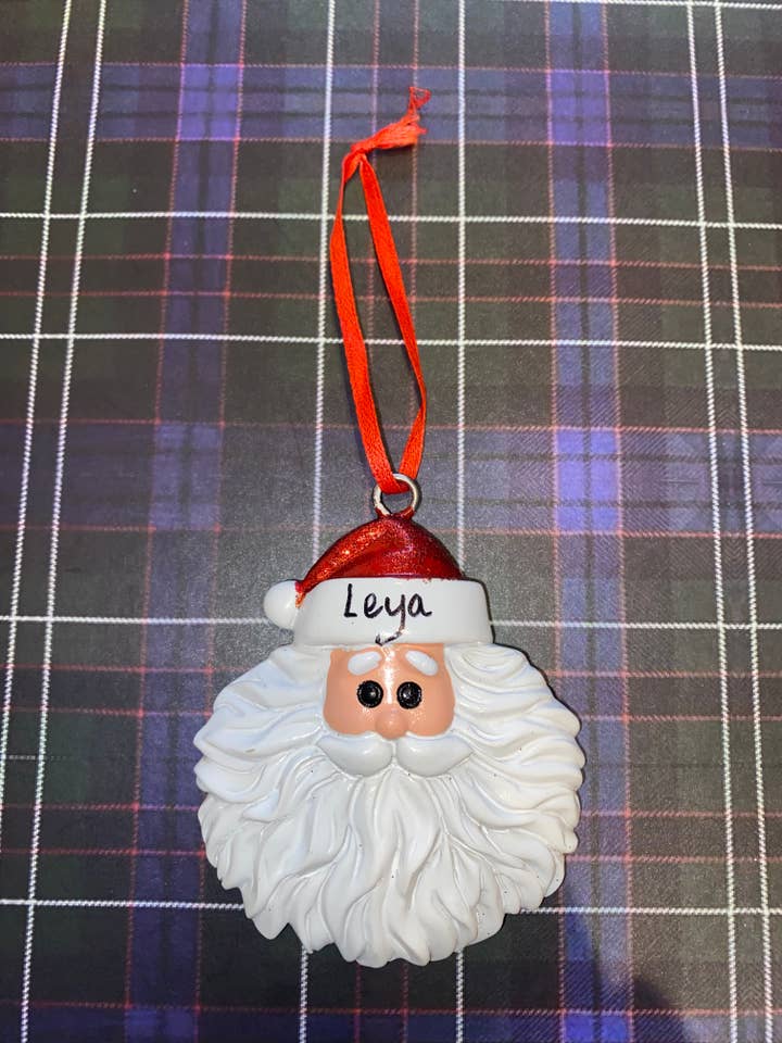 Personalised Tree Decoration - Santa Face for wholesale by Dekassa
