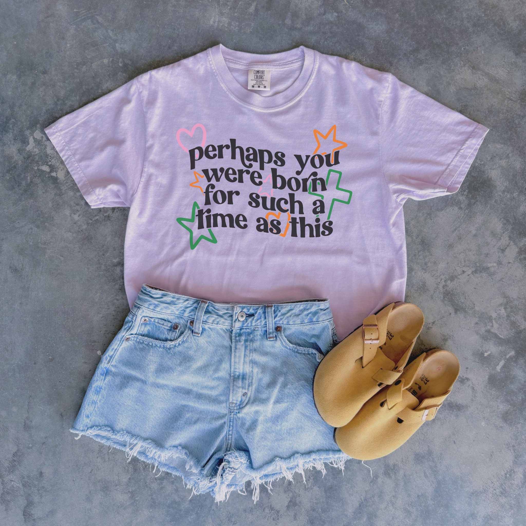 Hey Jude Graphic Tees - Vendita all'ingrosso Maglietta serigrafata - Donna - Forse Sei Nato per un Momento come Questo Maglietta1