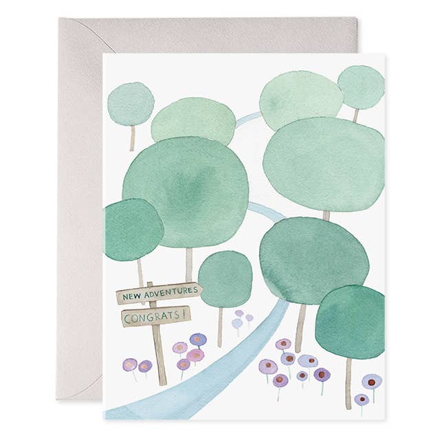 Biglietto di auguri New Adventures per la vendita all'ingrosso da parte di E. Frances Paper