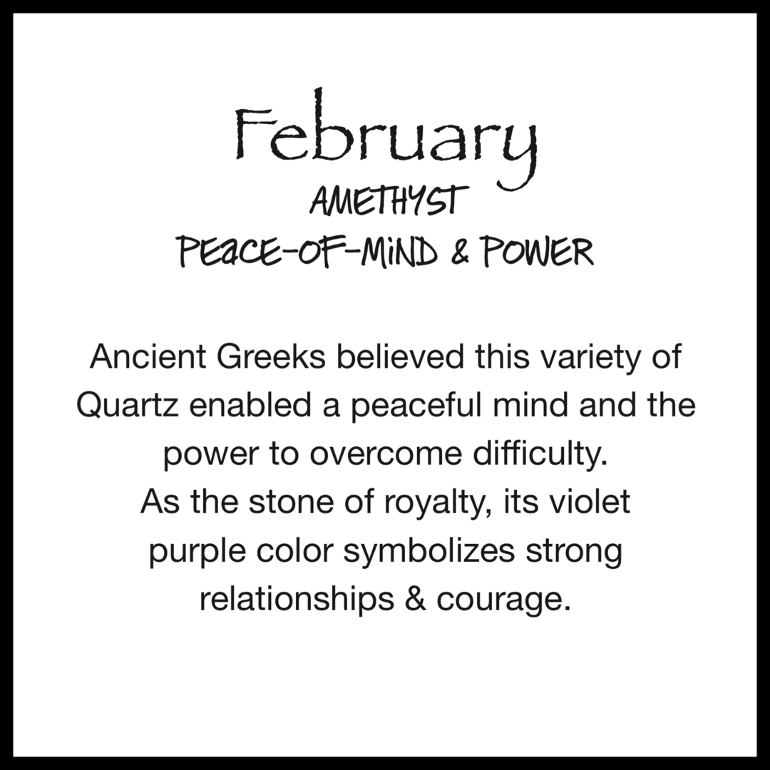 Inspired Generations - Wholesale Decorative Tabletop Object - February Amethyst Purple Birthstone Heart with Heart Spoon5