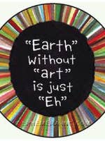 Magnet-"Earth" without "art" is just "Eh" for wholesale by Ephemera