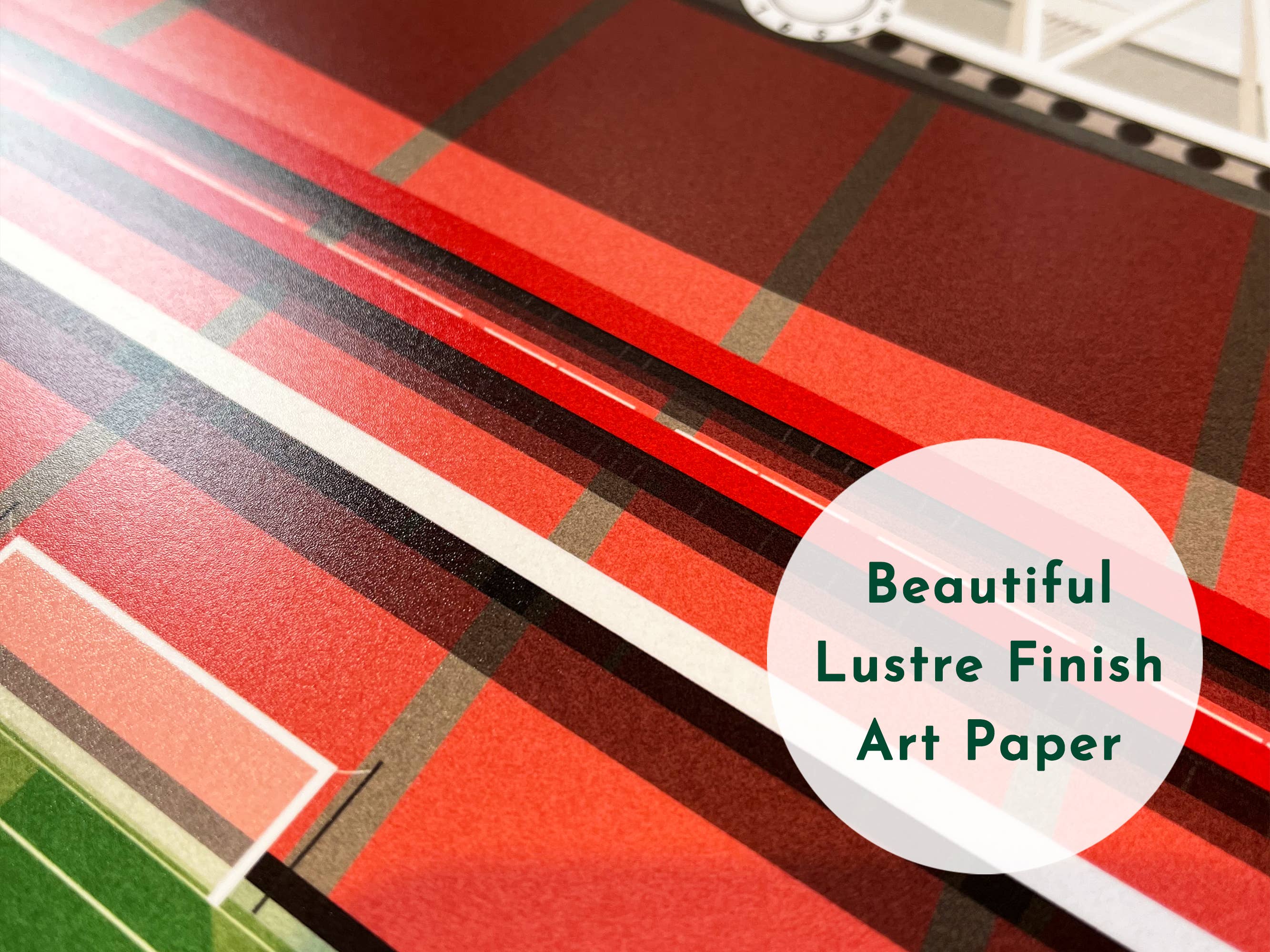 Turf Football Art – wholesale Art print – Any Football Stadium - Contemporary Illustrated Art Print9