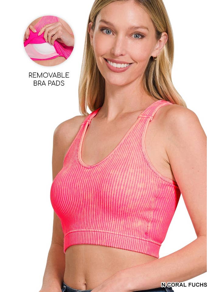 42POPS – Großhandel Bralette – Damen – Gestricktes nahtloses Bralette mit abnehmbaren BH.48