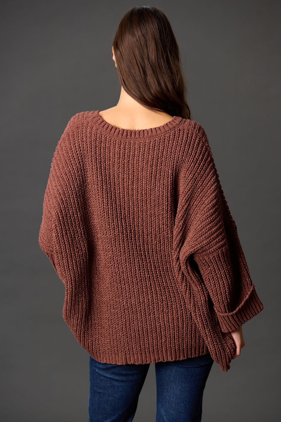 Before You Collection - Vente Pull tunique – femme - Pull oversize en chenille25