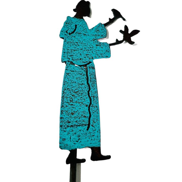 St. Francis Plant Stake Religious Garden inspirational USA for wholesale by Whimsies