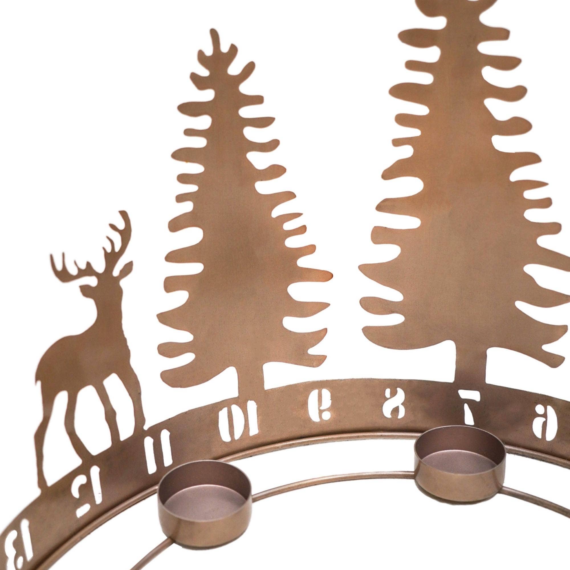 Ivyline - Wholesale Christmas Decoration - Forest Festive Christmas Tealight Centrepiece4