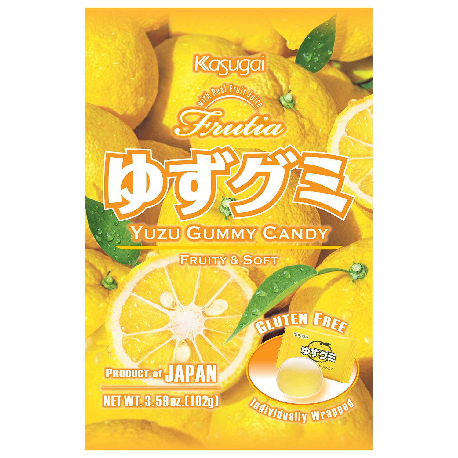 L&F Universal Goods - Wholesale Gummy - Kasugai Frutia Yuzu Gummy 2/12/3.59OZ0
