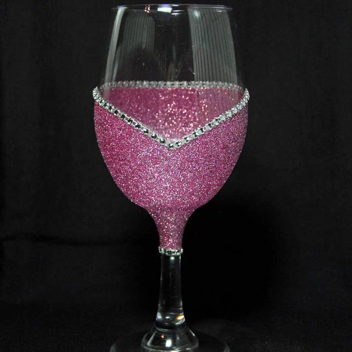 WineyBitches.Co - Wholesale Wine Glass - WB Original Classy Glassy – Bling Stem V Style Wine Glass (Signature Collection)26