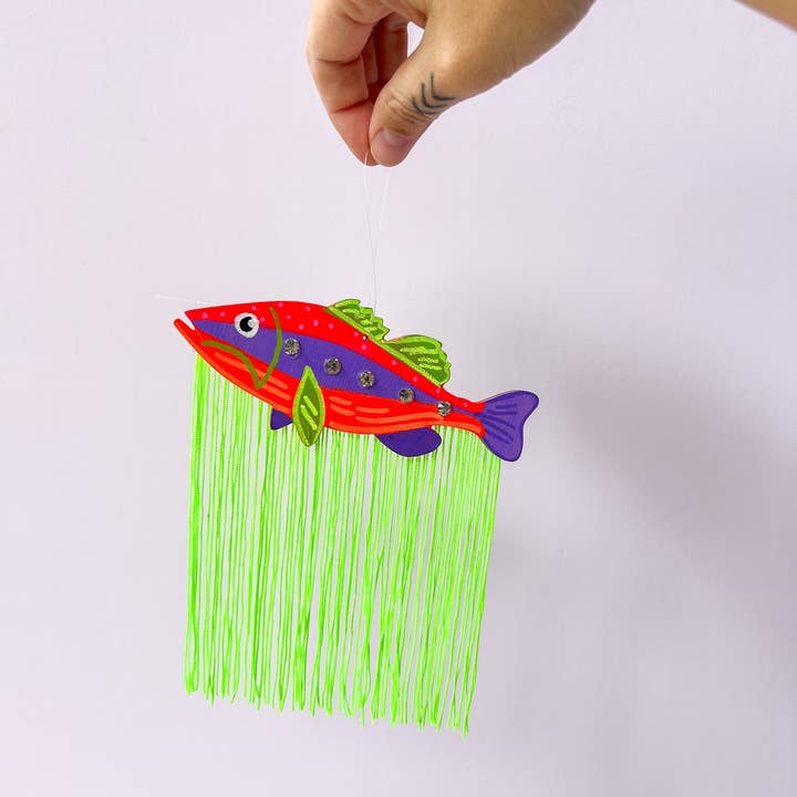 Velvet Outlaw - Wholesale Decorative Tassel/Wall Drop - Fish Wall Hanging3