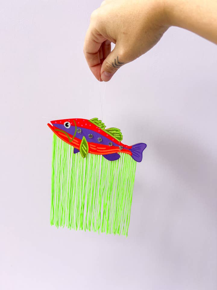 Fish Wall Hanging for wholesale by Velvet Outlaw