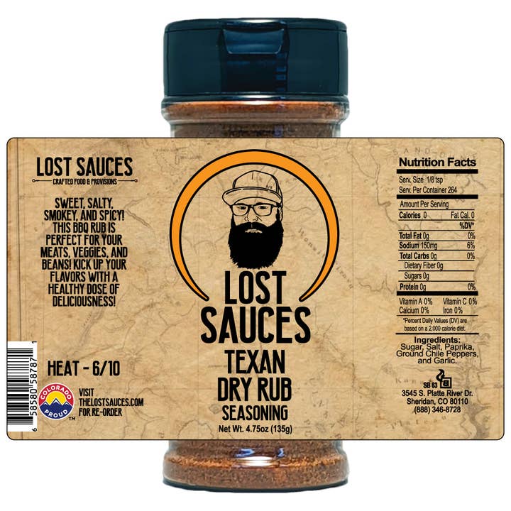 Texan Dry Rub voor wholesale door Lost Sauces
