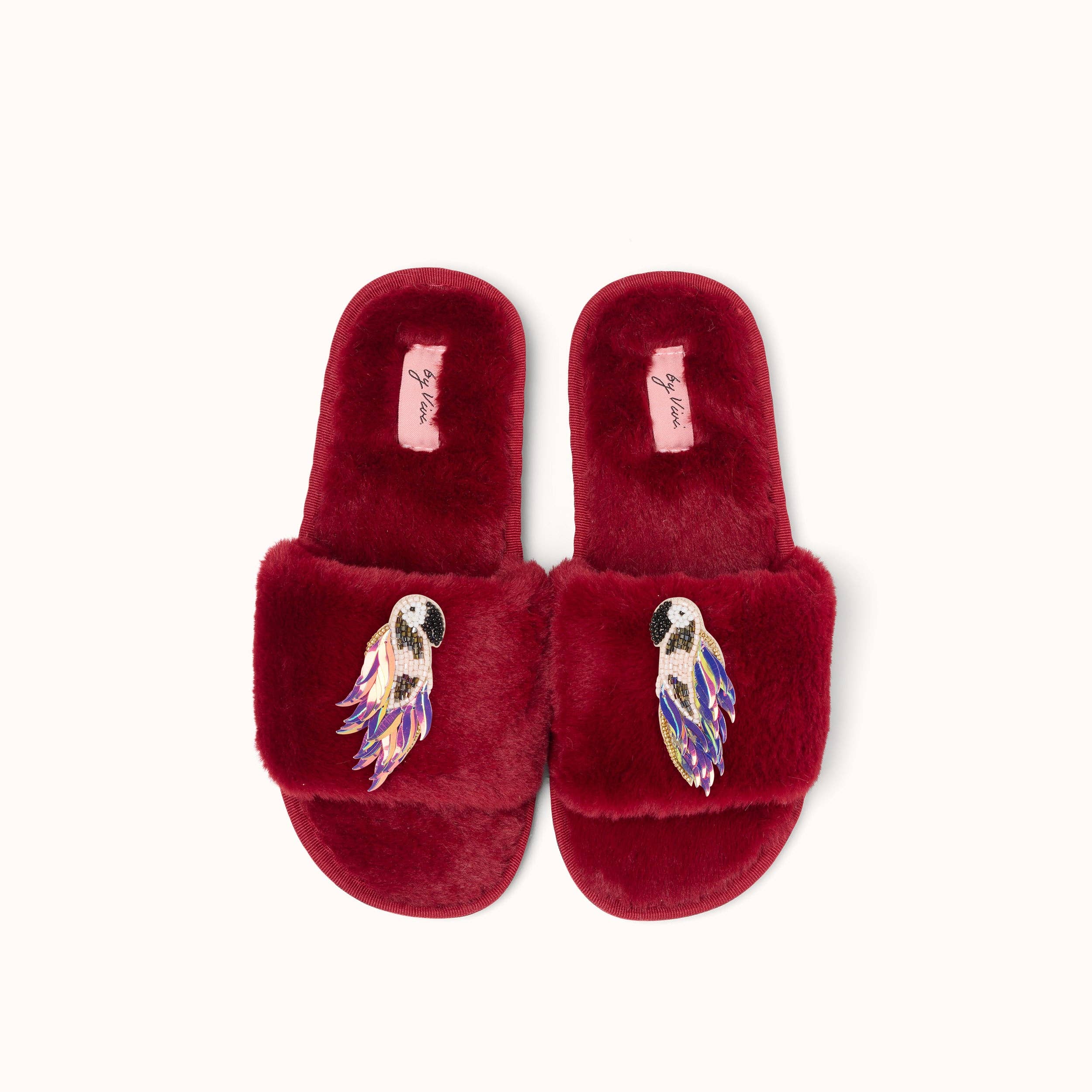 by Vivi. – wholesale Brooch – Broschenpaar für Slipper:  Papagei5