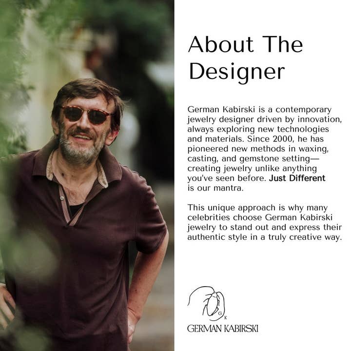 German Kabirski - Vente Anneau/bague à empiler - Bague Otthild Peridot8