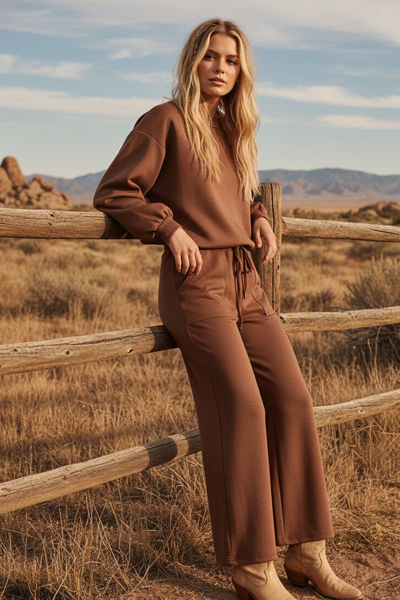 Sewn and Seen - Wholesale Lounge Set - Women's - SCUBA TOP AND PANT SETS11