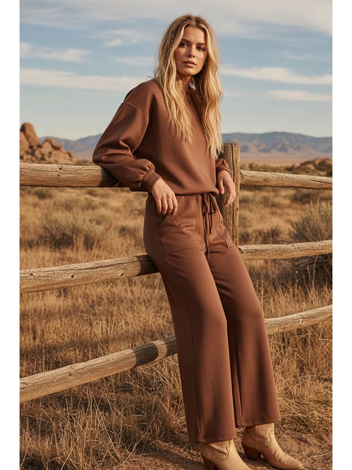 Sewn and Seen - Wholesale Lounge Set - Women's - SCUBA TOP AND PANT SETS11