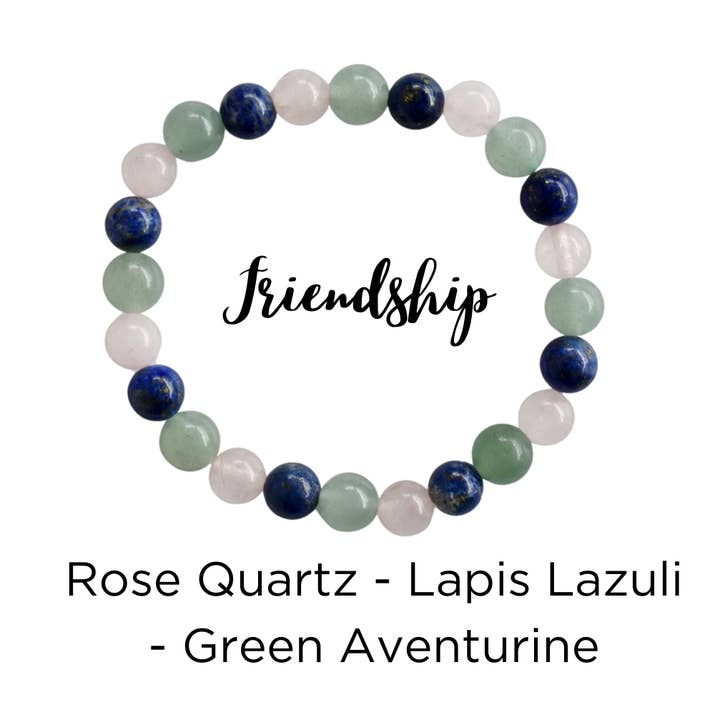 Pulseras Curativas | AMISTAD | Pulsera de Cristales de Piedras Preciosas para venta al por mayor de Soothing Crystals