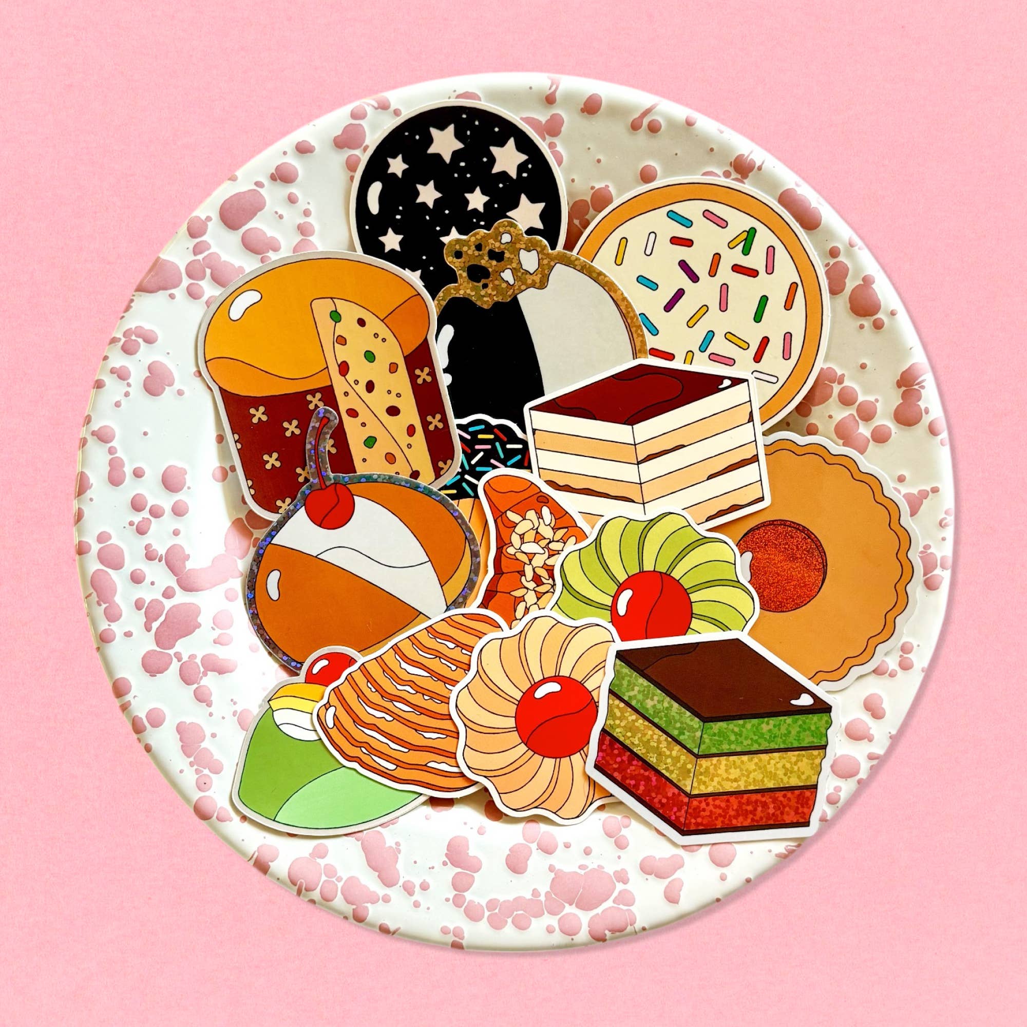 Marianna Fierro Shop - Wholesale Sticker - Italian Rainbow Cookie Sticker2
