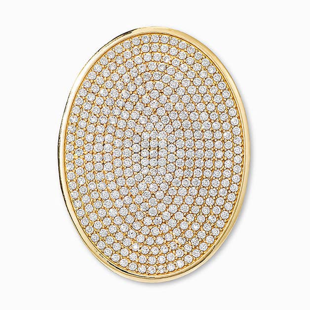 Dynasty Statement Ring in Pavé Cubic Zirconia for wholesale by Laura Foote Designs