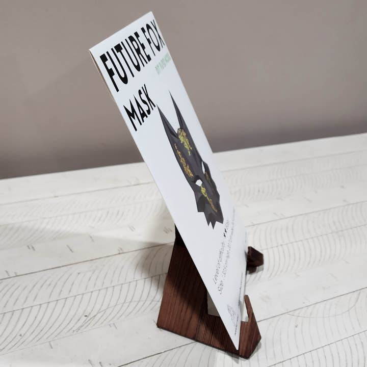 PAPERCRAFT WORLD - Wholesale DIY Craft Kit - 3D PaperCraft Futuristic Fox Origami Mask - Black15