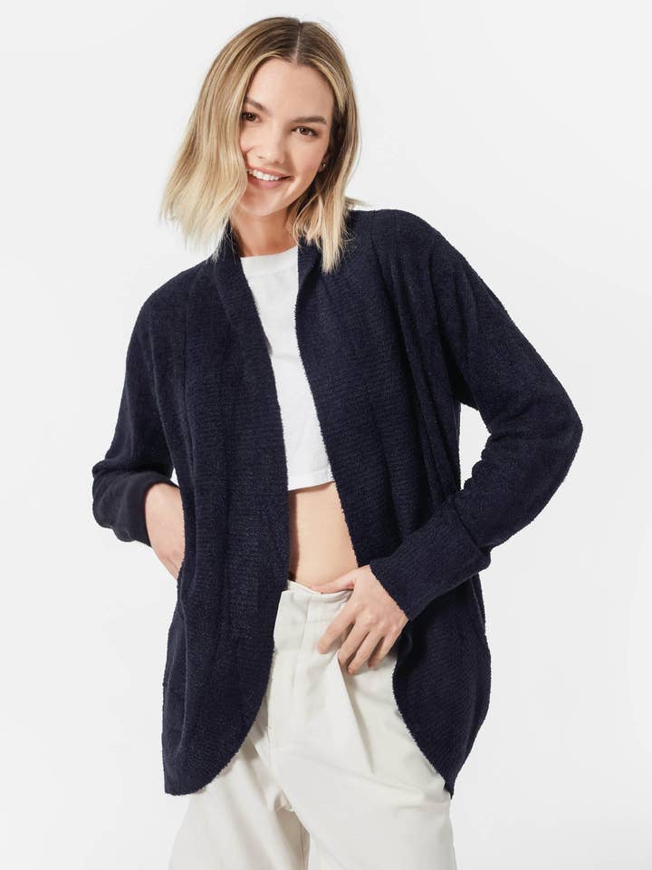 Cloud Cool Relaxed Open Front Cardigan for wholesale by Sunday Citizen