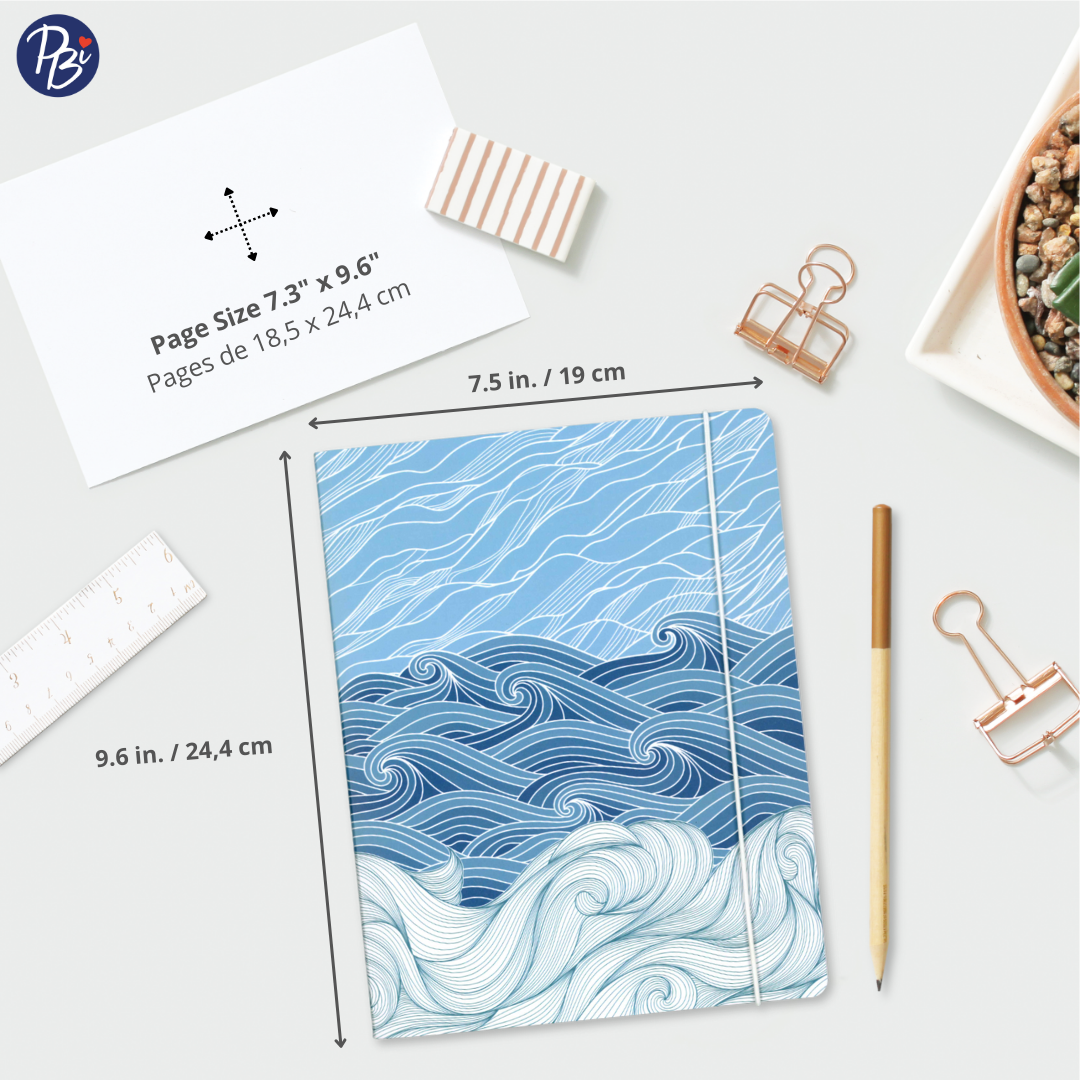 pierrebelvedere.com - Wholesale Stationery/Notecard Set - FREEFORM PLANNER - WAVES1